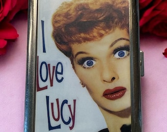 Vintage Lucille Ball Cigarette Caese – Collectible "I Love Lucy" Memorabilia – 1990
