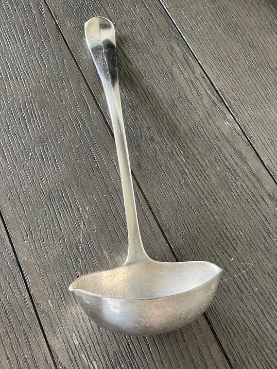 Lot - J & A Gardiner Coin Silver Punch Ladle