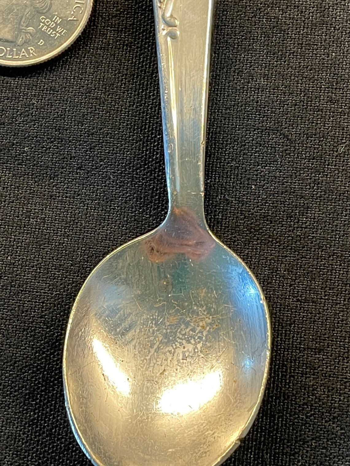Vintage GERBER BABY SPOON Short Handle Winthrop Silver Plate Etsy