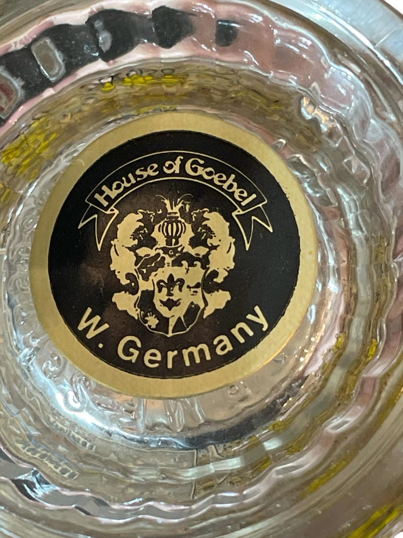 Vintage Pair Standekrugerl W. Germany House of Goebel About 3 German