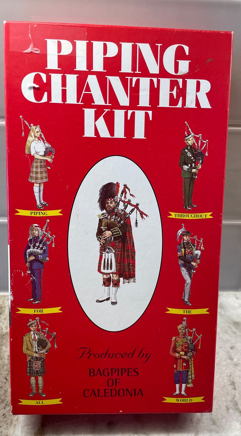 Piping Chanter Kit by Bagpipes of Caledonia 1988 for Etsy