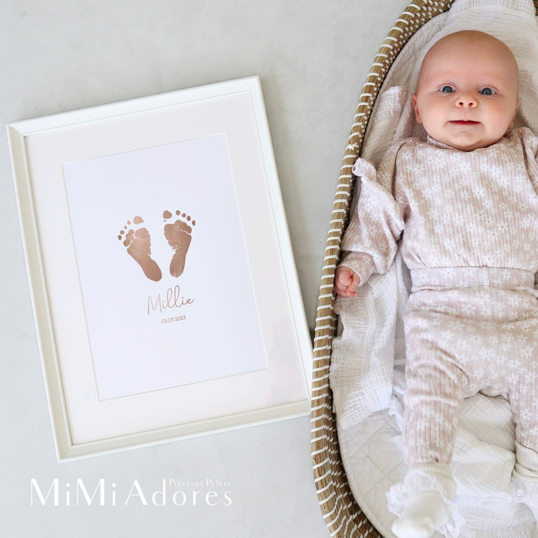 Baby Footprint Photo Art by MiMi Adores – mimiadores