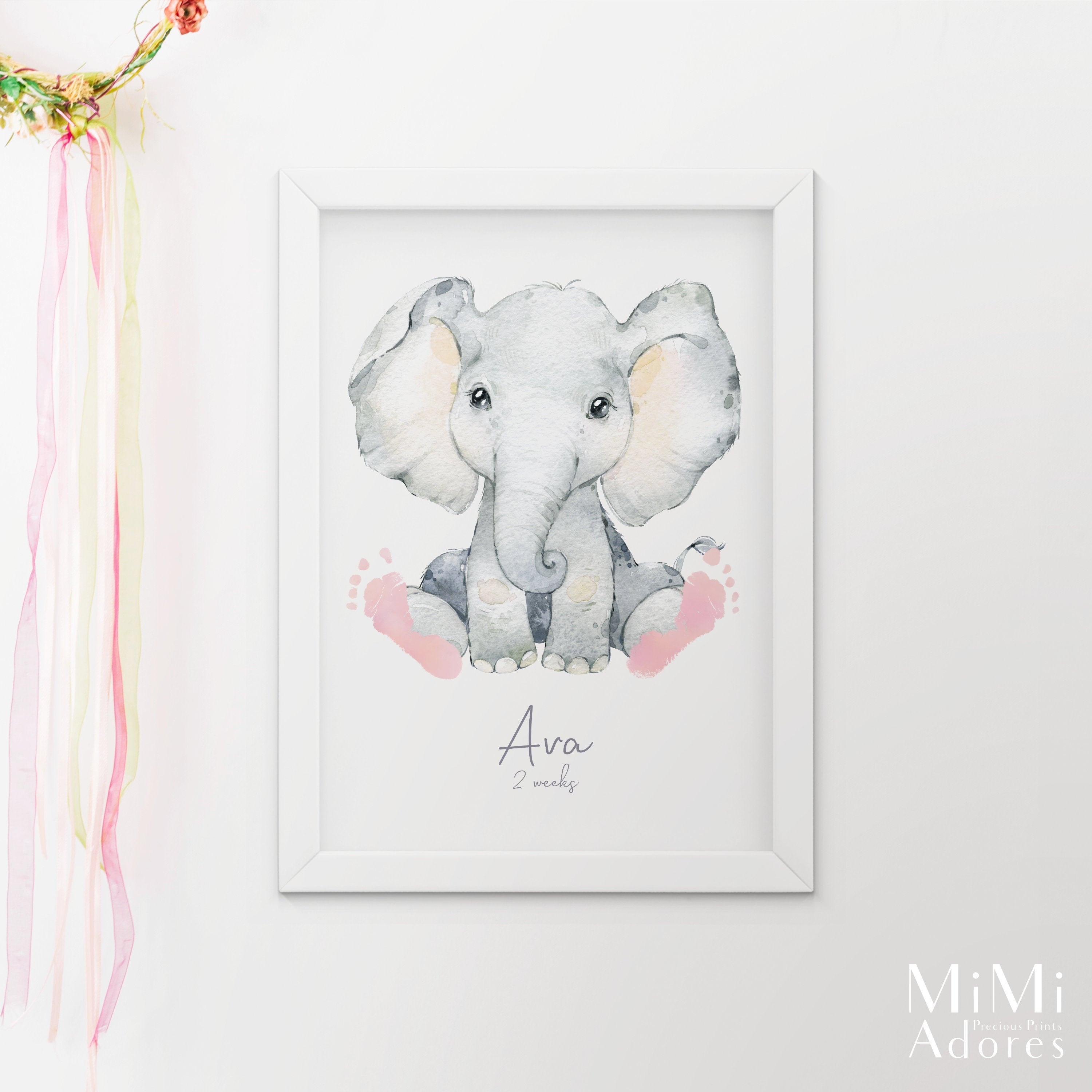 ABEUTY Kreuzstich Set – Indischer Aquarell-Elefant Auf 14 CT Stoff, Gestempelt Oder Ungestempelt (Anfänger & Fortgeschrittene)