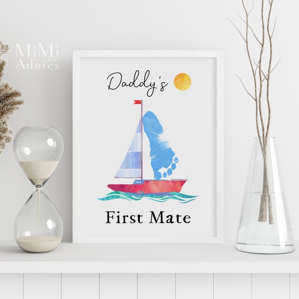 Baby Footprints Daddy Etsy Baby Footprints Daddy Etsy