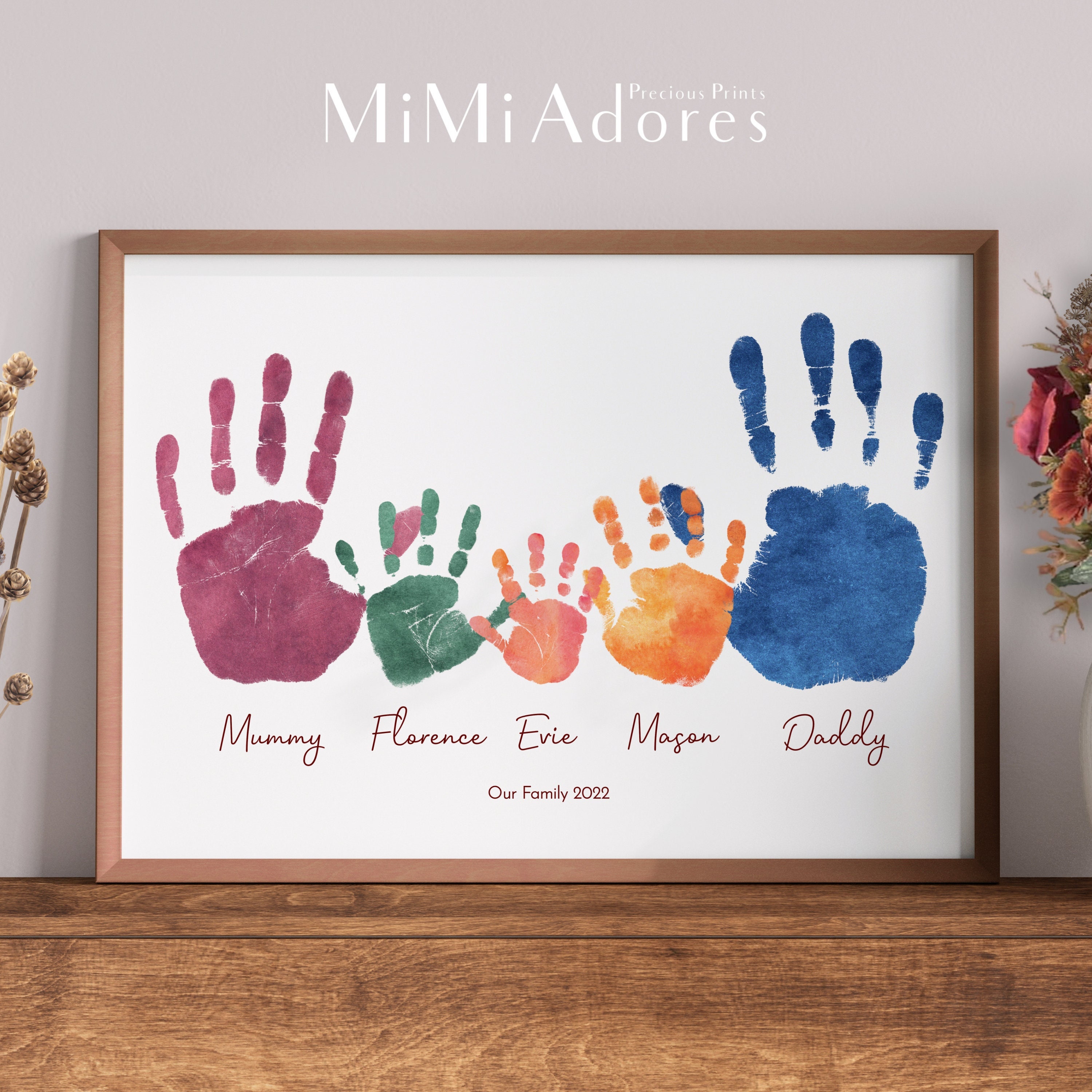 Family Handprint Embroidery Kit ~ Ages 5 +