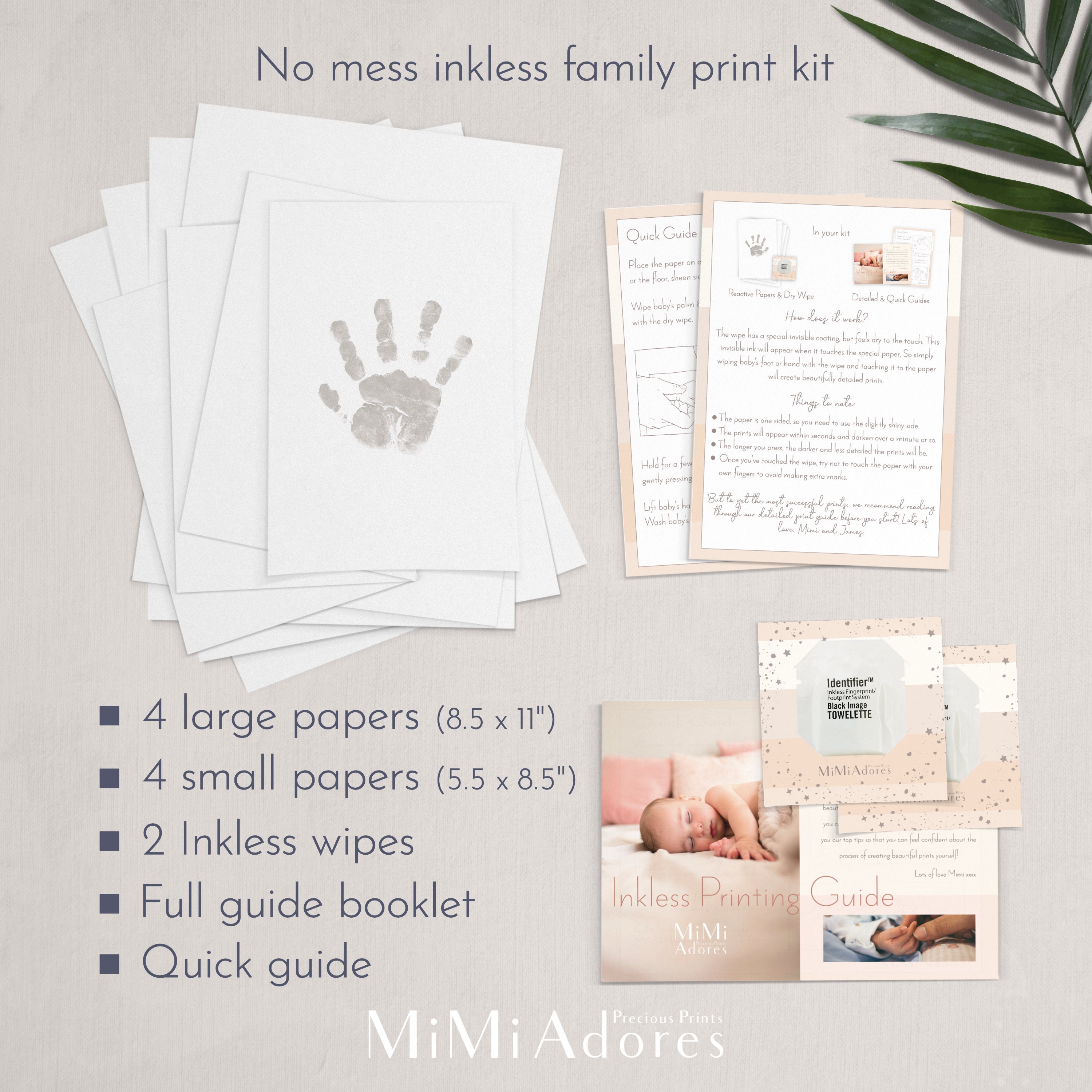 Personalised Family Handprint Print Family Hand Print Kit Included Handprint  Art Custom Family Keepsake New Family Gift 