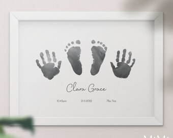 Inkless Wipe Baby Kit Hand Foot Print Keepsake Newborn Footprint Handprint UK 