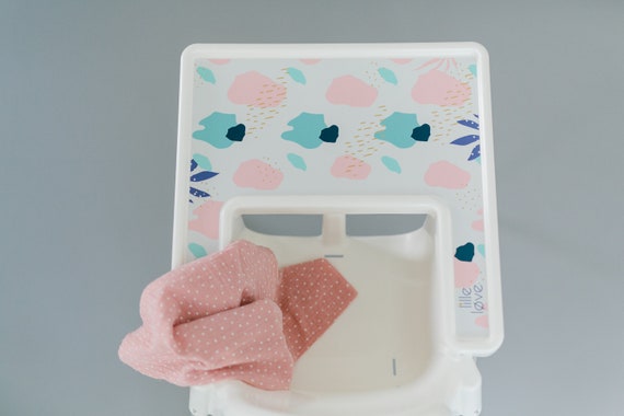 ikea high chair pink