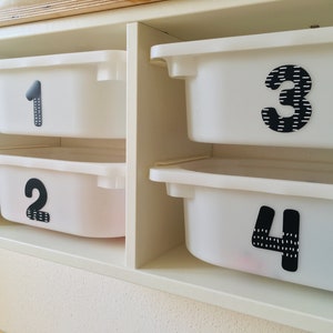 Number Numbers Sticker Stickers Order Ikea Trofast Number Kids Baby Nursery Storage