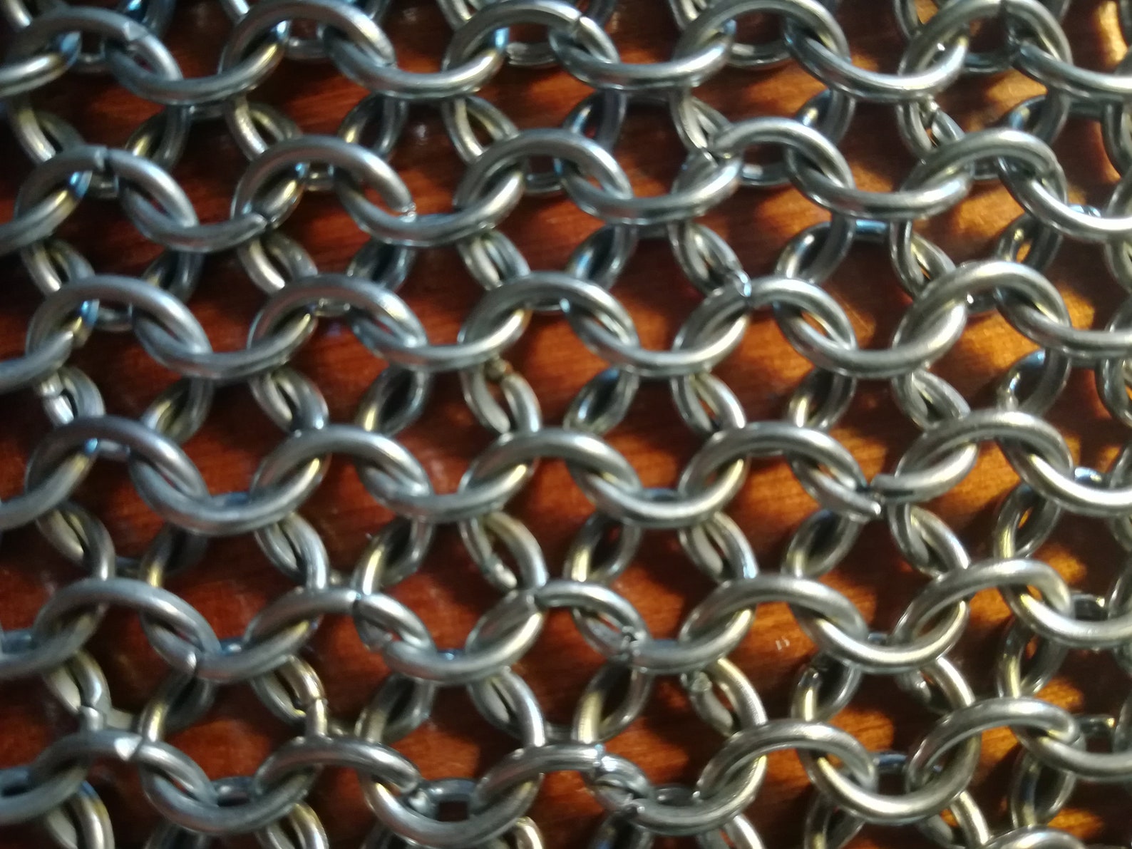 Chainmail Fabric Jump Ring Fabric Chainmaille Armour Etsy UK
