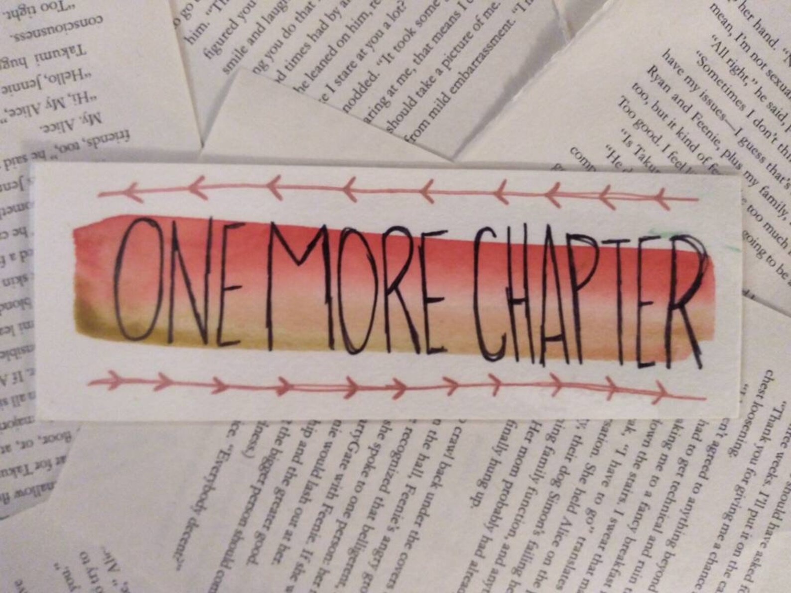 One More Chapter Bookmark Etsy Sweden