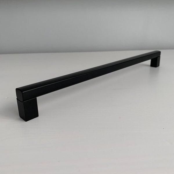 Matte Noir Meuble Bar Cabinet Poignée Pull Knob