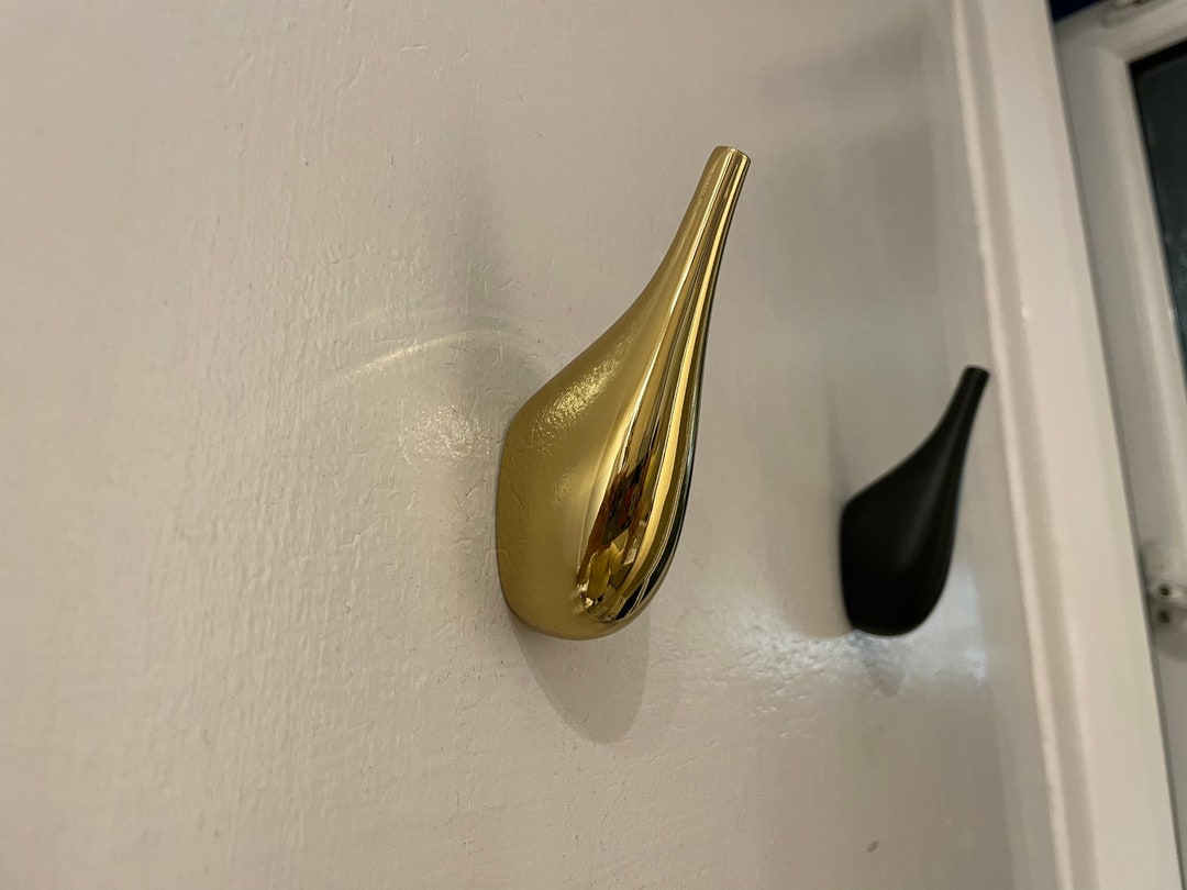Gold Coat Wall Metal Hanger Towel Hook Etsy UK