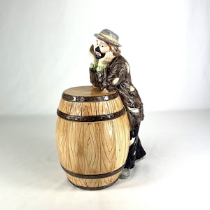 Emmett Kelly Jr. Ceramic Cookie Jar Rare Vintage, Highly