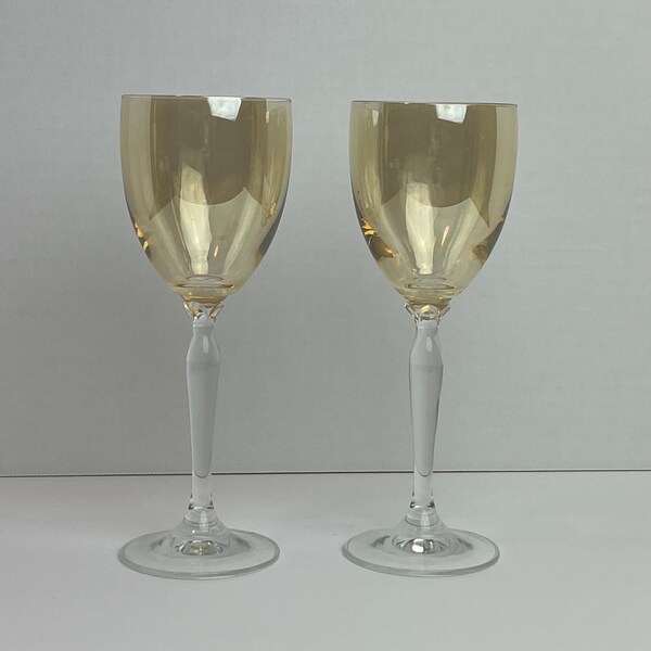 Pier One Amber Glasses Etsy