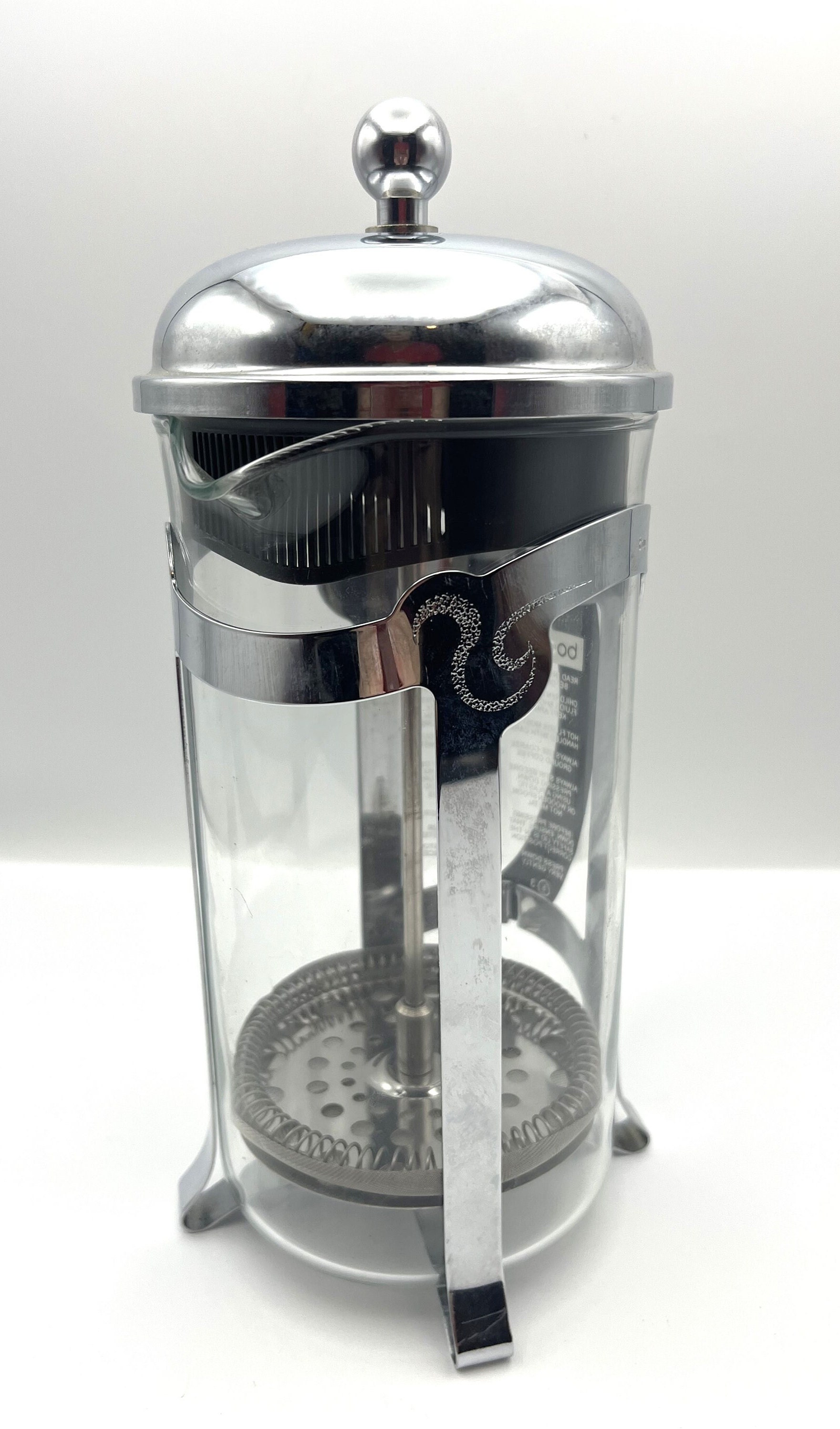 Starbucks Barista Bodum 4 cup French Press Glass and Stainless Steel