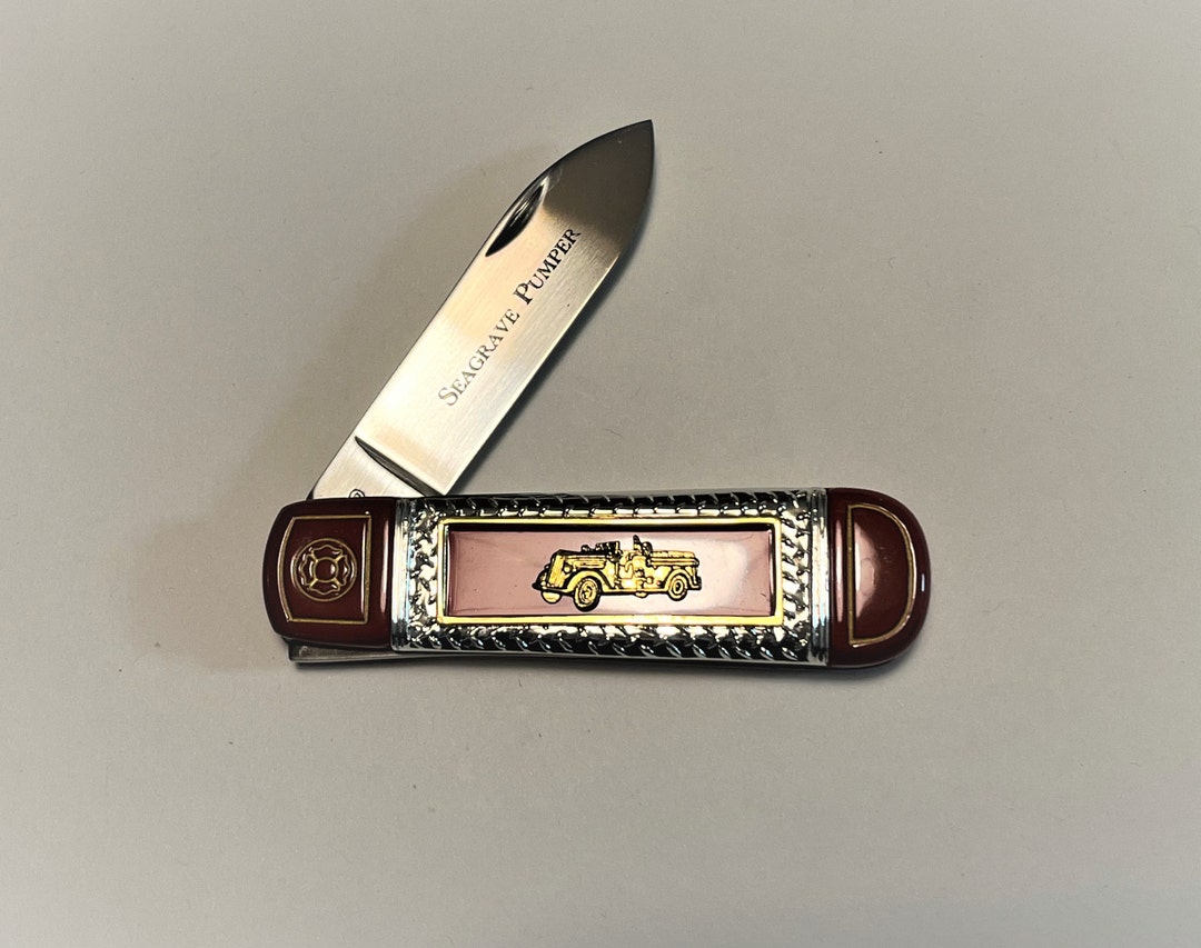 Fire Engine Pocket Knives by Franklin Mint Highest Quality. Four