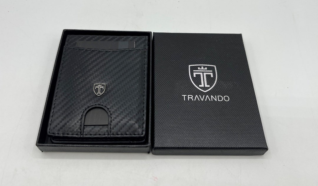 Travando Slim Wallet con Clip de dinero diseñado en Alemania