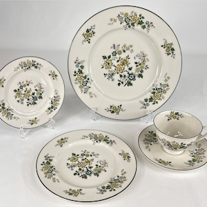 Royal Doulton of England Fine China Place Setting Campagna Pattern. 5 piece set