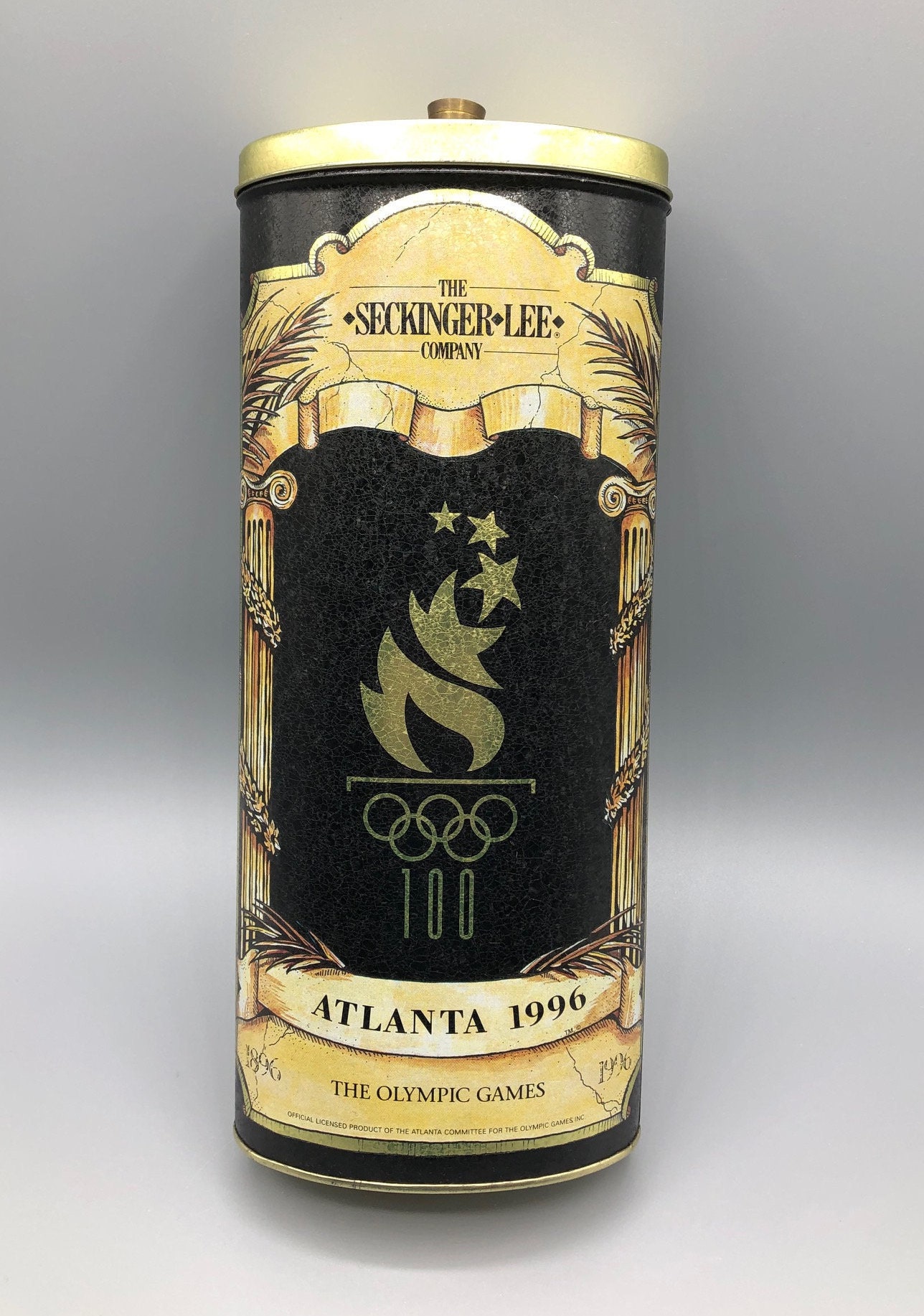 Vintage 1996 Atlanta 100th Olympic Games Collectible Tin by
