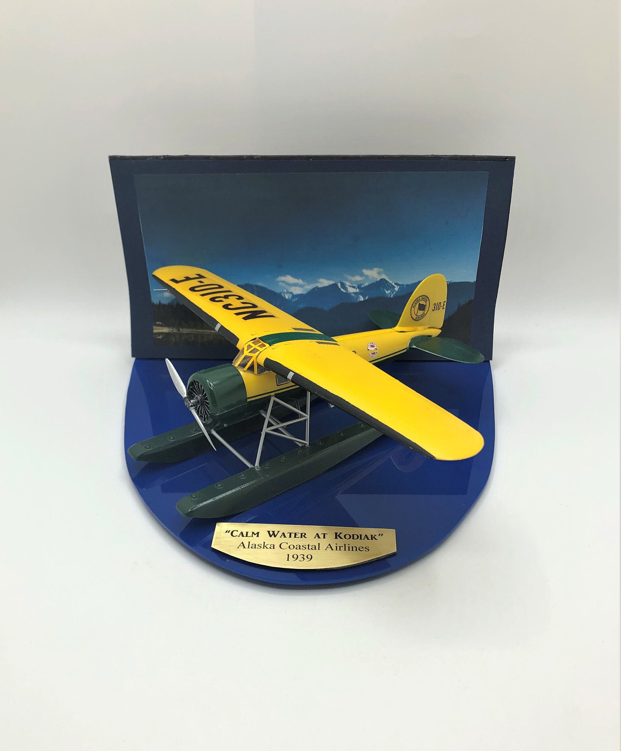 Float Plane Model Diorama Lockheed Vega alaska Coastal - Etsy