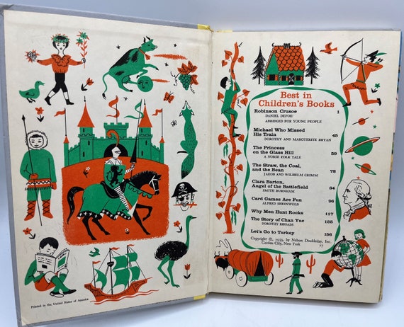 Best in children's book アンティーク 1958年~11冊 Vintage Best In Children's Books 1958 ( #11) Illustrated