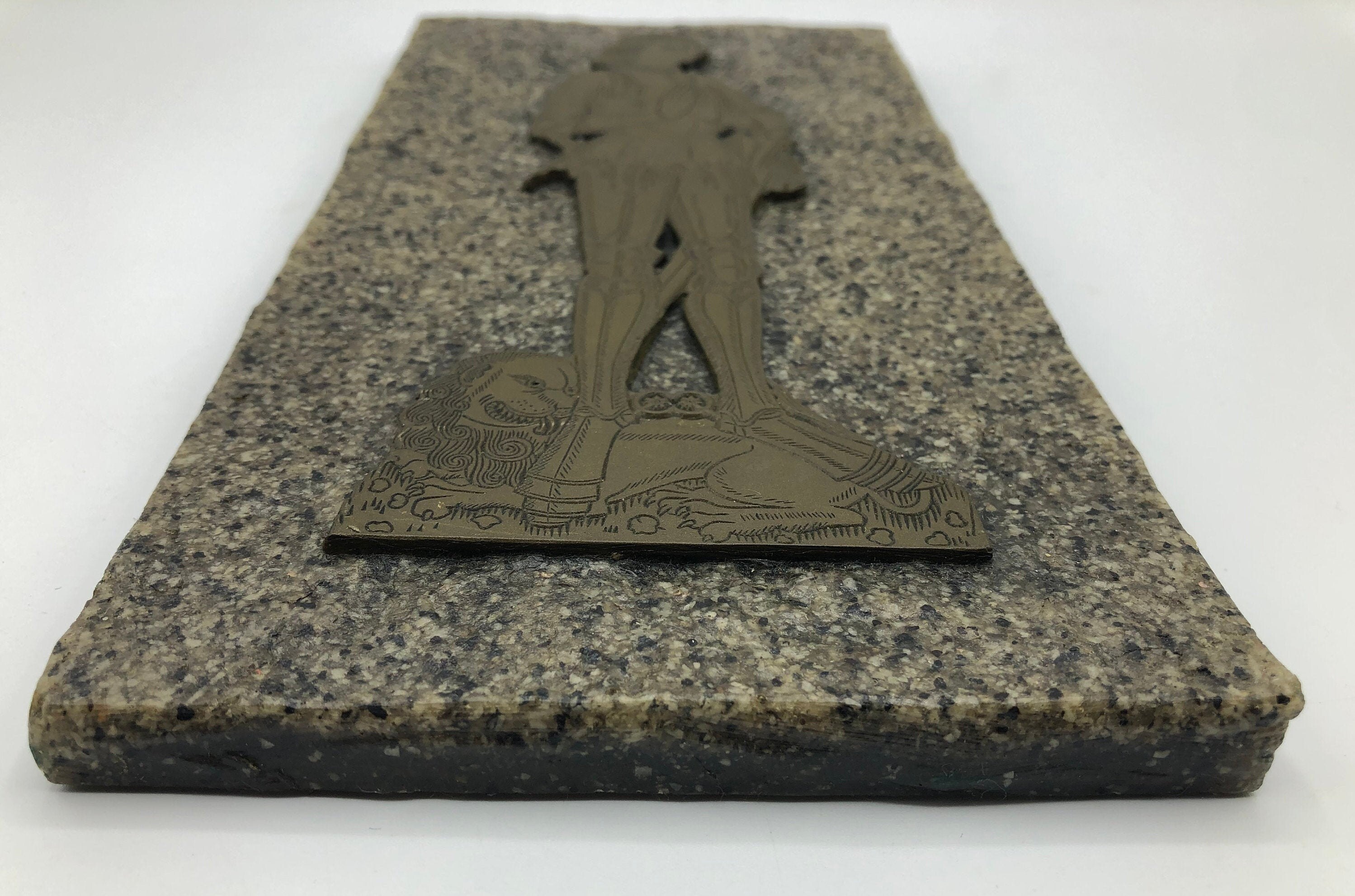 Vintage Engraved Brass Rubbing Plates from Westminster Abbey Etsy