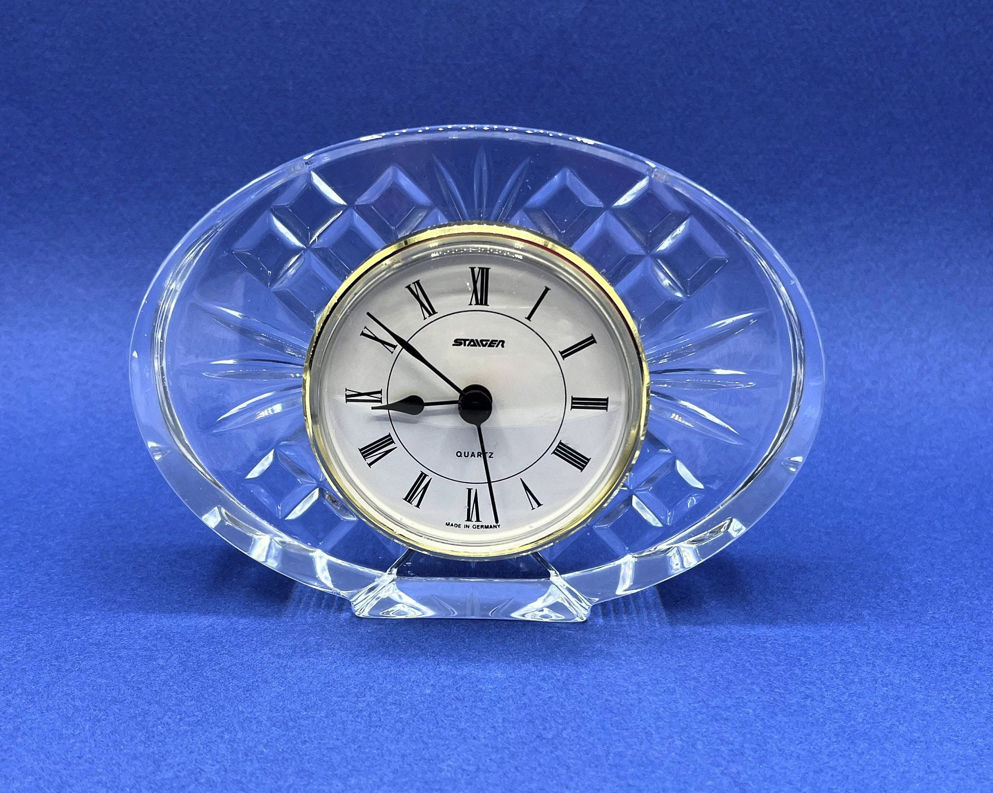 Staiger Quartz Crystal Clock Vintage Staiger Of Germany Quartz