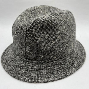 Men&#39;s Wool Tweed Fedora Hat by Banana Republic Made in Italy Size S-M