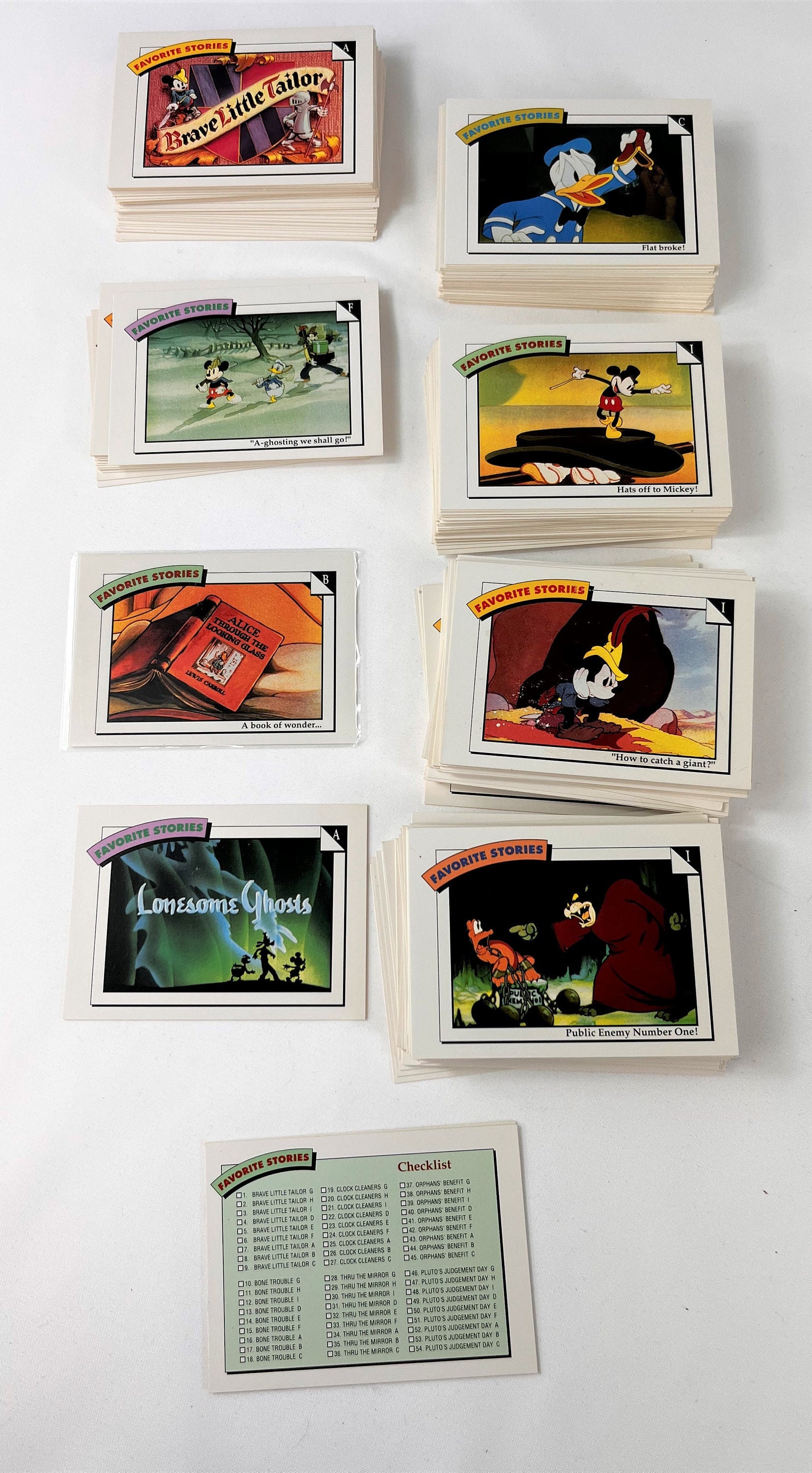 500 Impel 1991 Disney Collectible Cards. Including Favorite