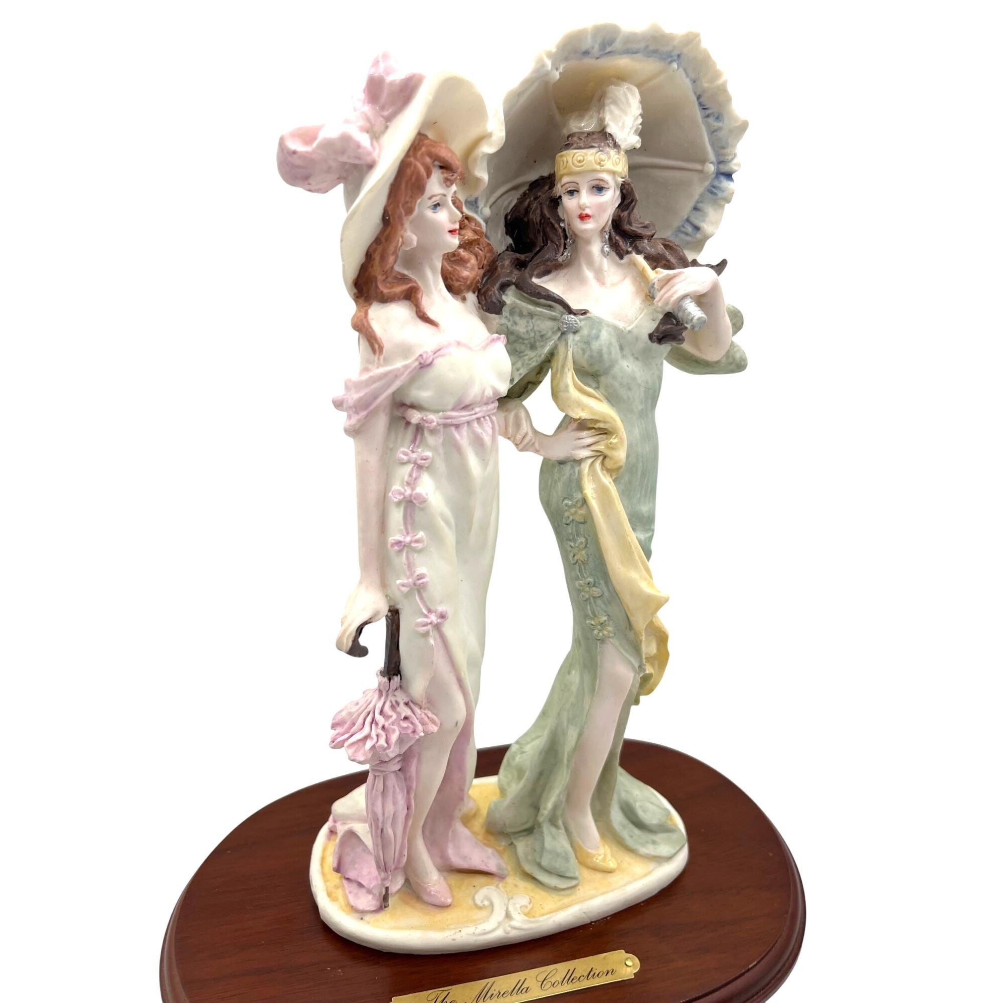 La Verona Art Deco Figurine From the Mirella Collection. Two