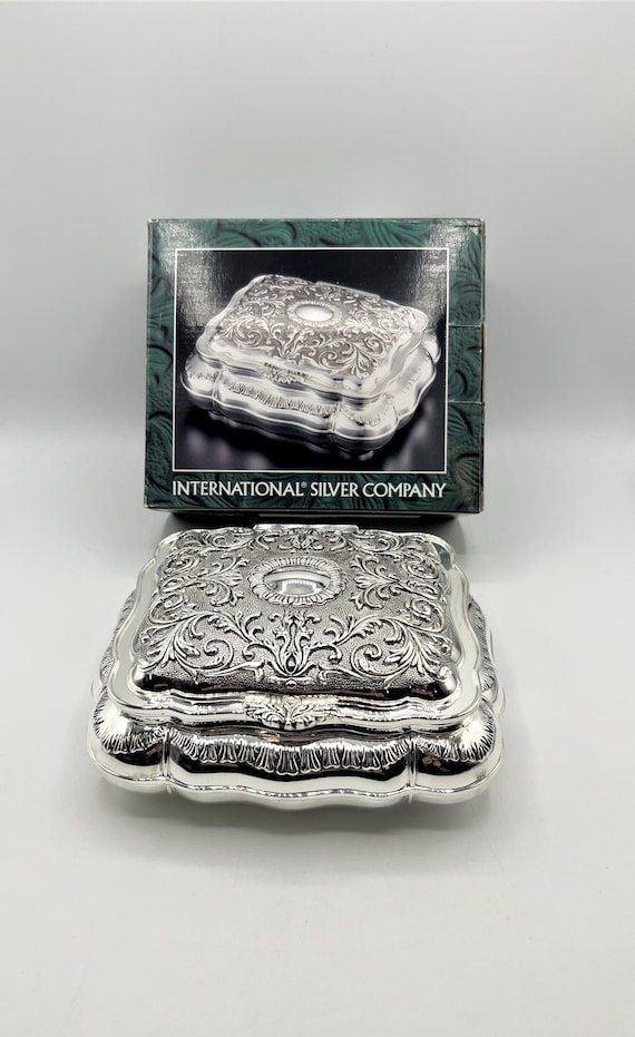 International Silver Company Silver Plated Antique Finish