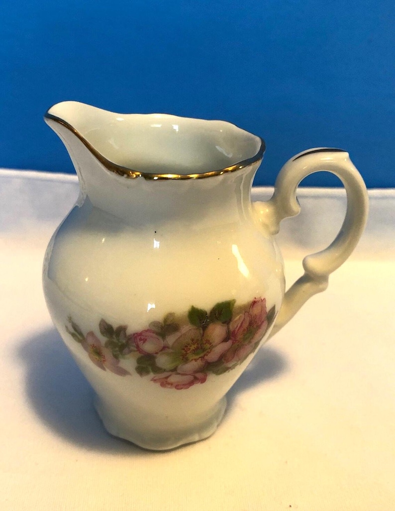 Vintage Bavaria Schumann Arzberg Germany Creamer With Wild Rose Pattern ...