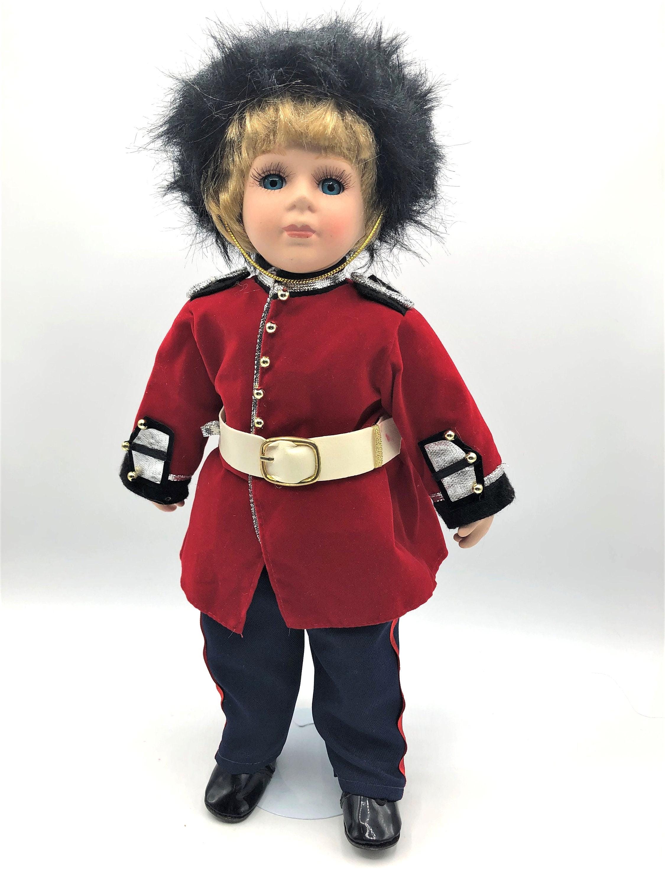 Leonardo Collector's Queen's Guard Porcelain Doll in British