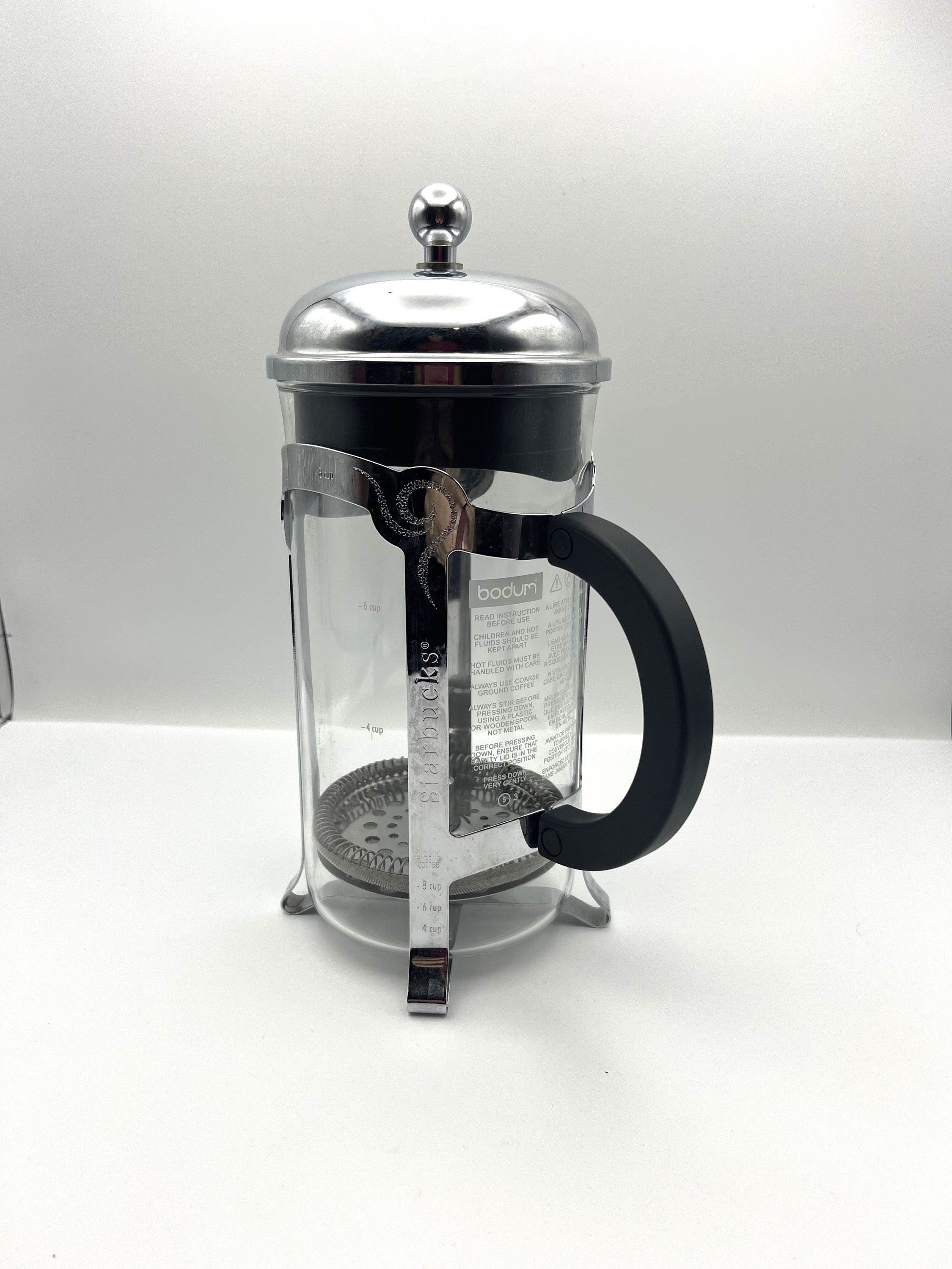 Bodum 8 Cup Kenya French Press Chrome Coffee Maker