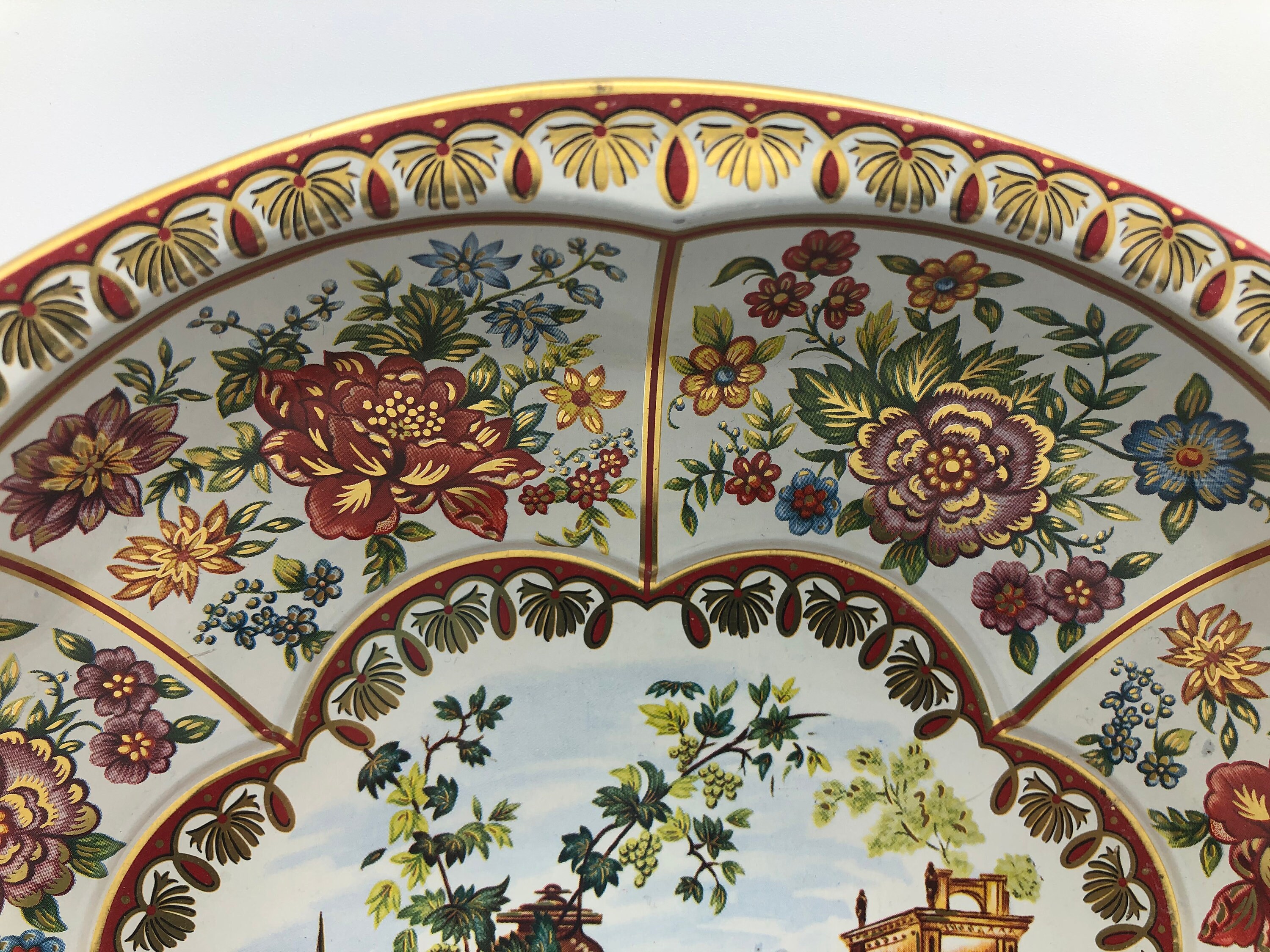 1971 Daher Decorated Ware Tin Bowl With Gorgeous Colorful - Etsy