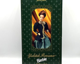 Vintage Barbie Doll 1996 Yuletide Romance Barbie Third in Special Edition Series Created for Hallmark. 11" tall