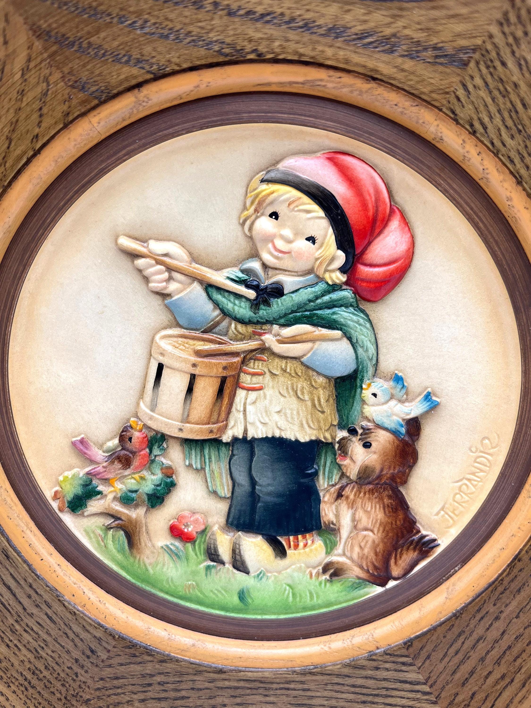 【L様ご確認】　アンリ人形　ANRI 【クリスマスプレート・1980】 Anri Christmas 1979 Christmas Plate the Drummer by Juan Ferrandiz
