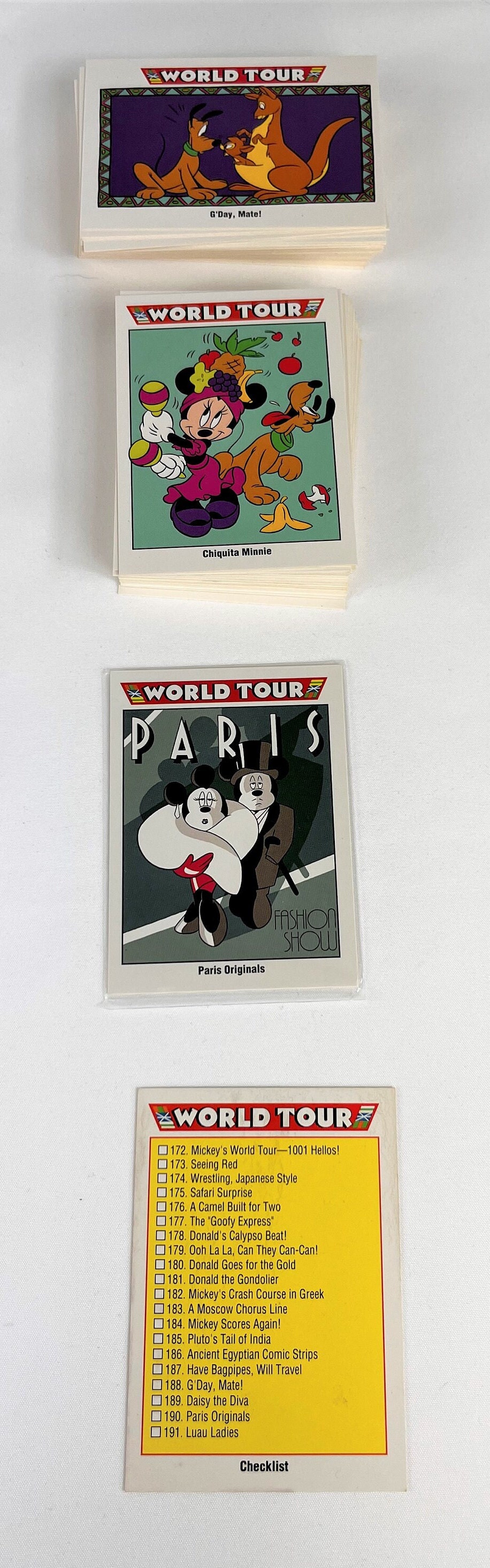500 Impel 1991 Disney Collectible Cards. Including Favorite