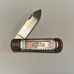 Navajas de bolsillo de bomberos de Franklin Mint, la más alta calidad. Cuatro estilos diferentes: elige uno. Navajas de bolsillo de colección.