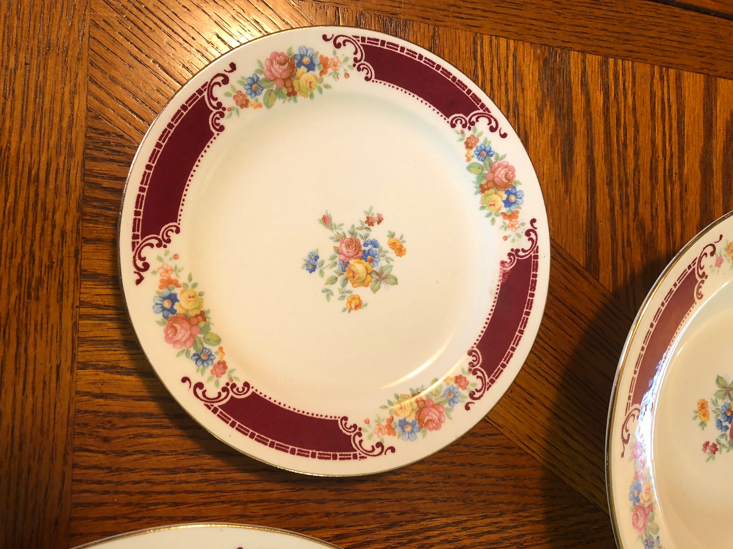 1949 Homer Laughlin Place Setting Majestic Brittany China. Dinner