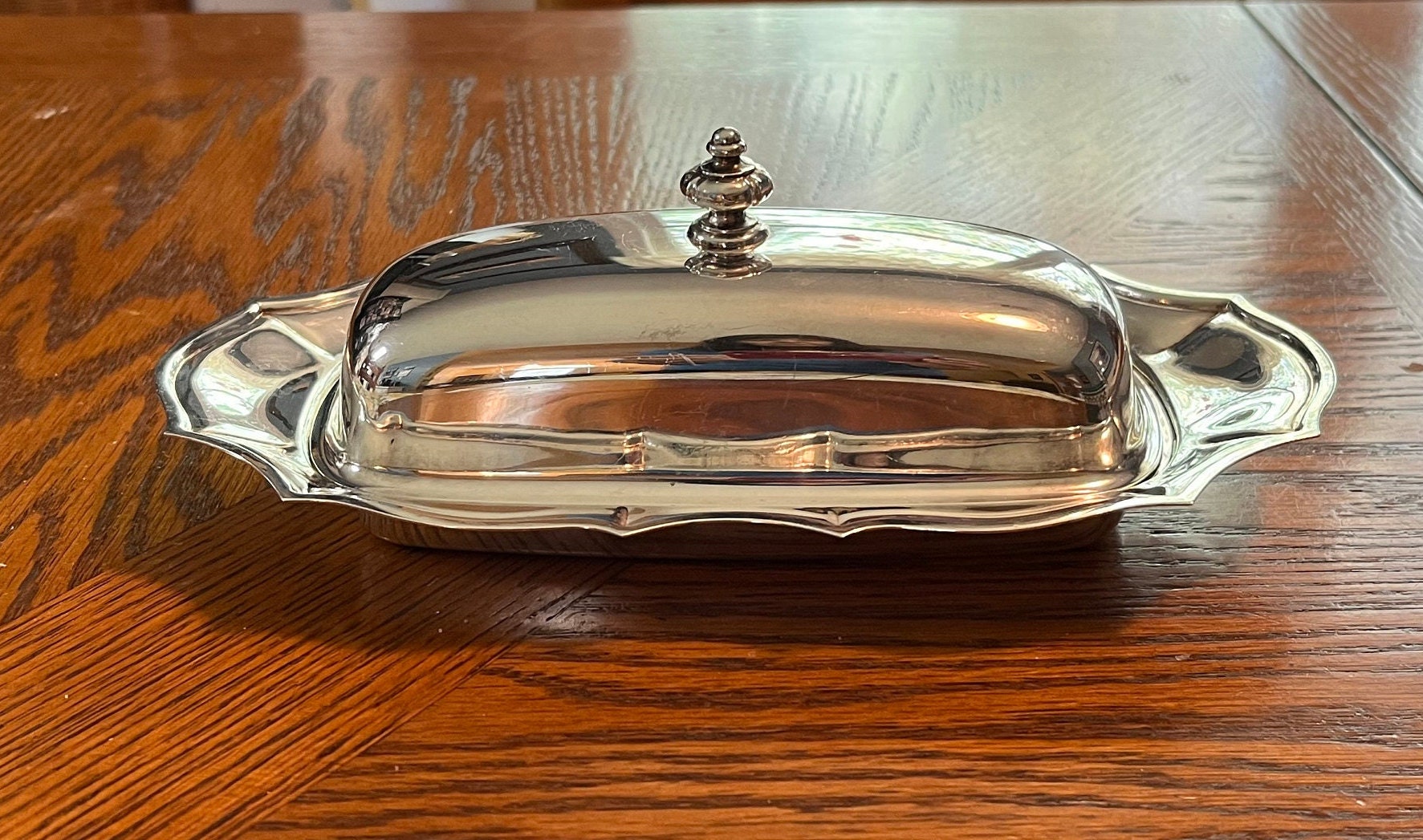 Vintage Silver Plated Butter Dish International Silver Company