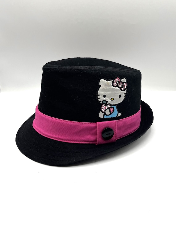 Hello Kitty Hat Black with Pink Band and Hello Kit