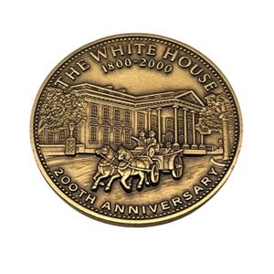 The White House 200th Anniversary Commemorative Coin 1800-2000