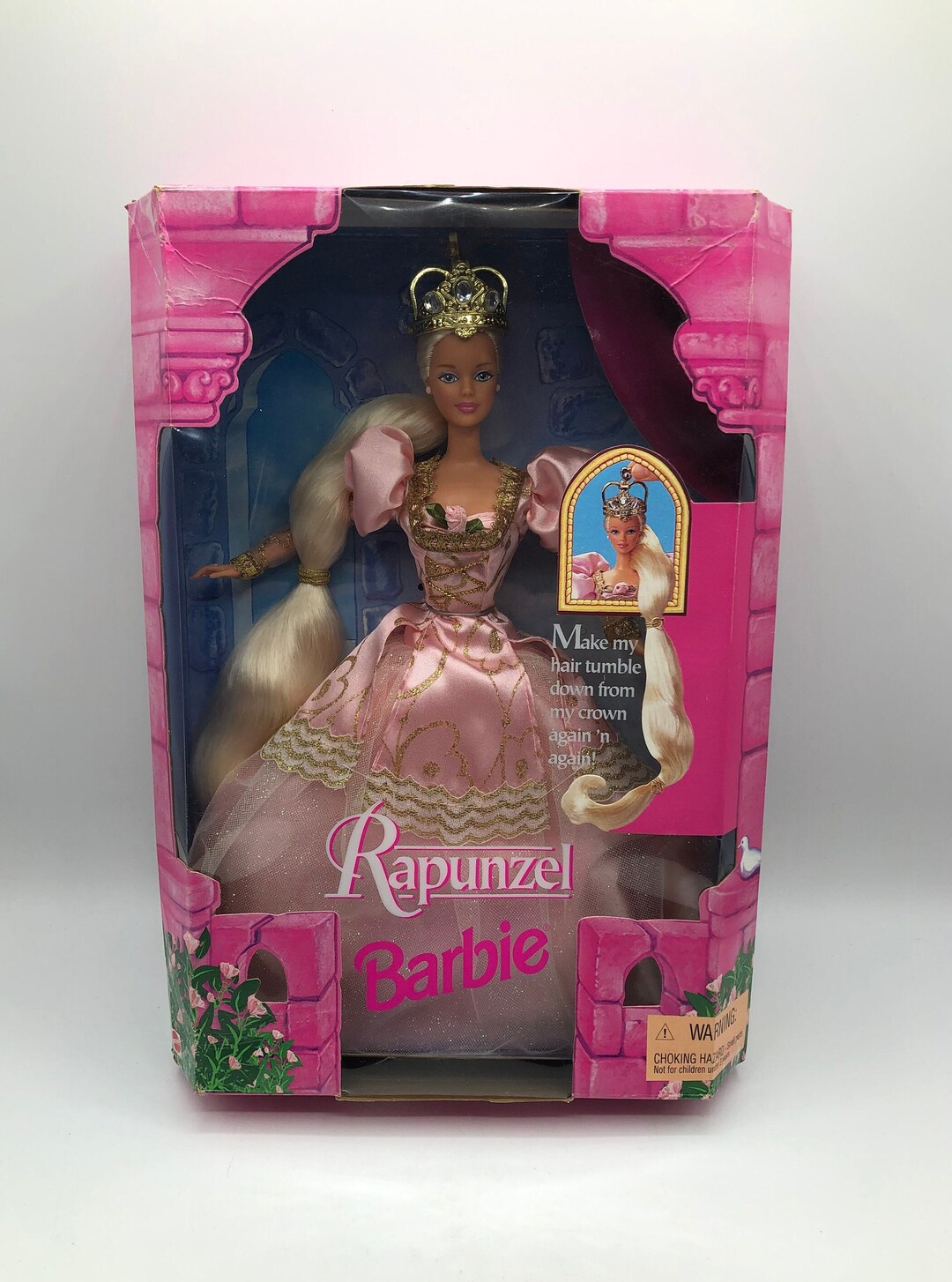 th blød ske Vintage 1997 Rapunzel Barbie Doll Dressed in Beautiful Pink - Etsy
