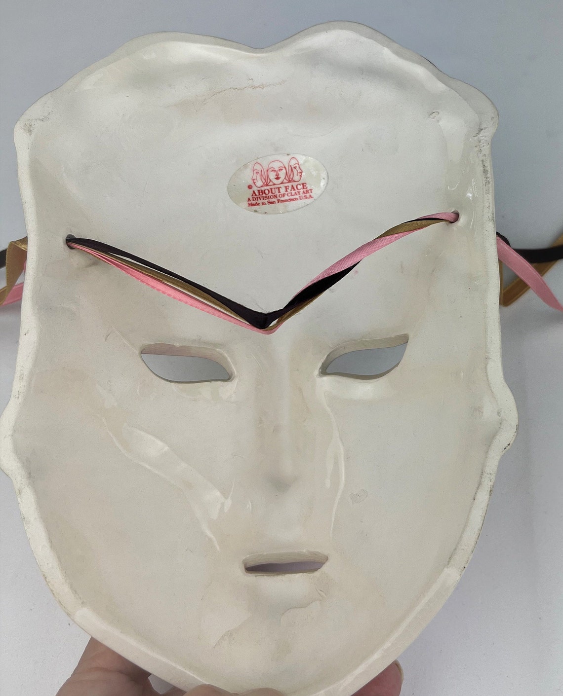 Rare Vintage Clay Art Mask by About Face/clay Art San Etsy