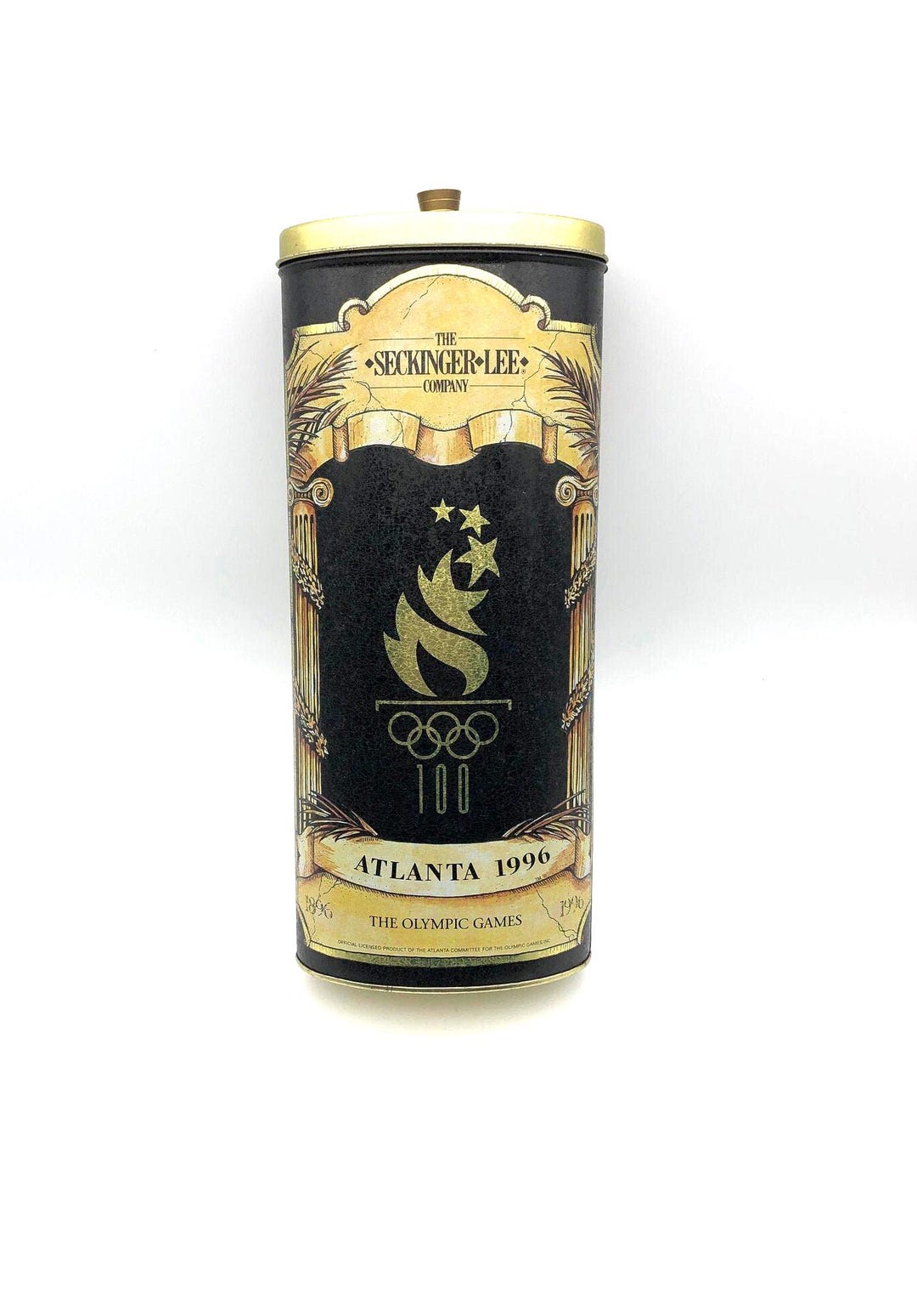 Vintage 1996 Atlanta 100th Olympic Games Collectible Tin by