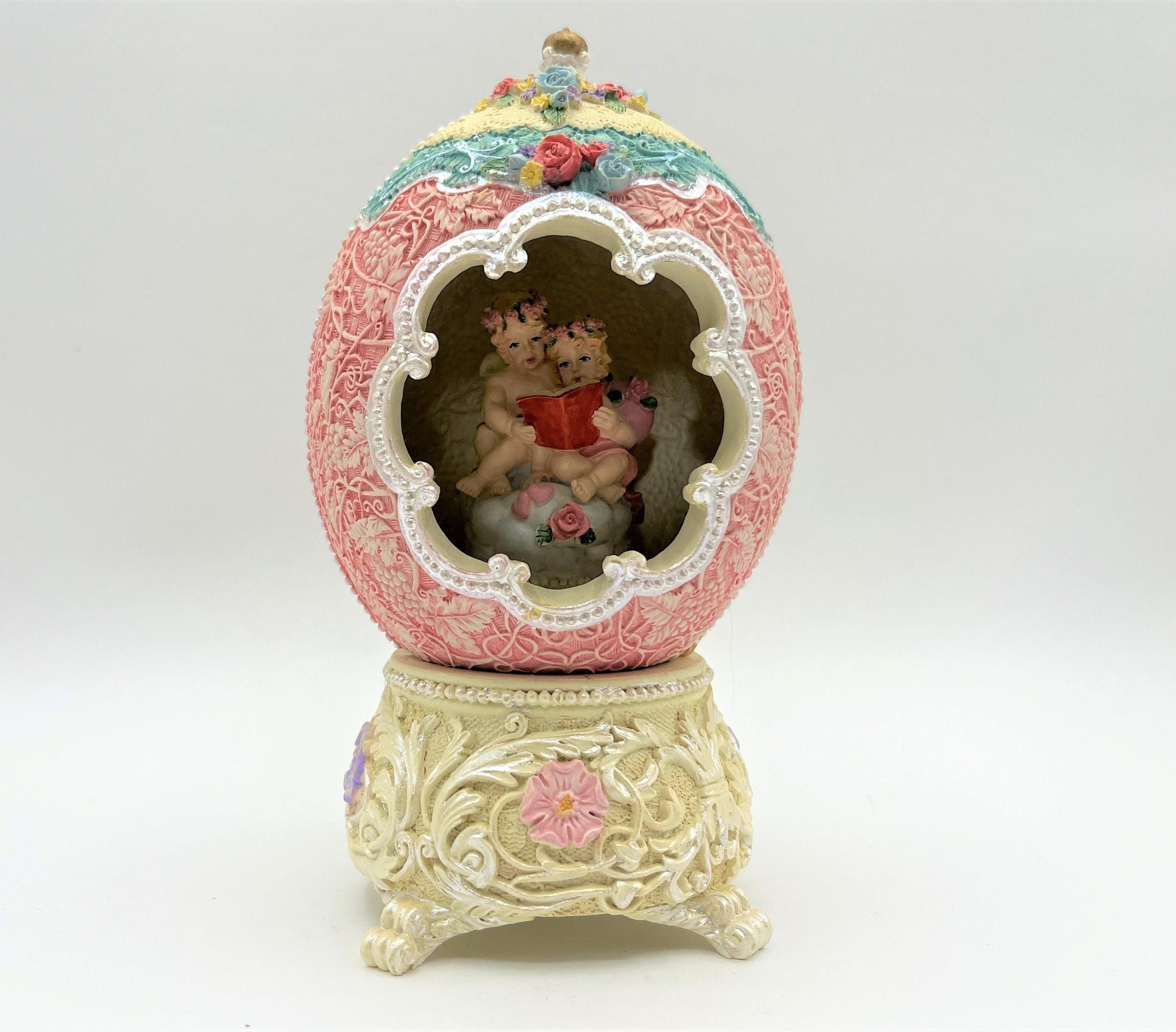 11+ Faberge Egg Music Box