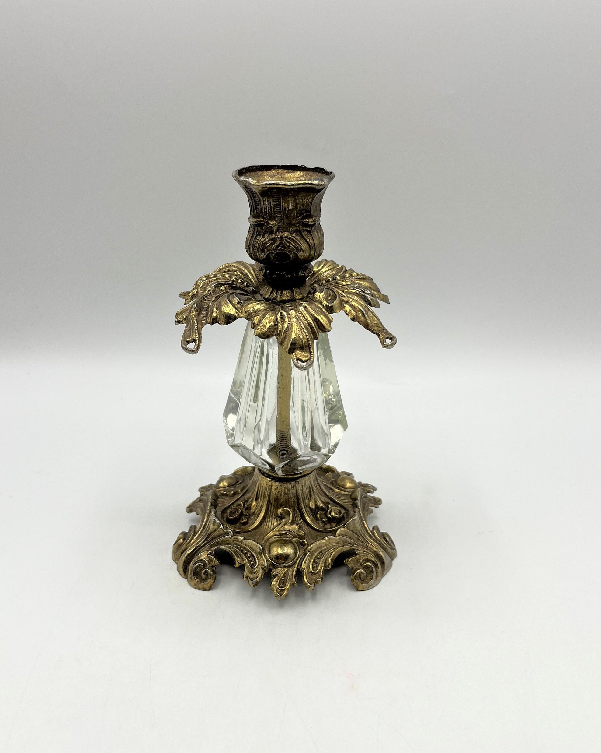 Brass Candleholders from Villeroy & Boch, Germany, 1982, Set of 3 for sale  at Pamono