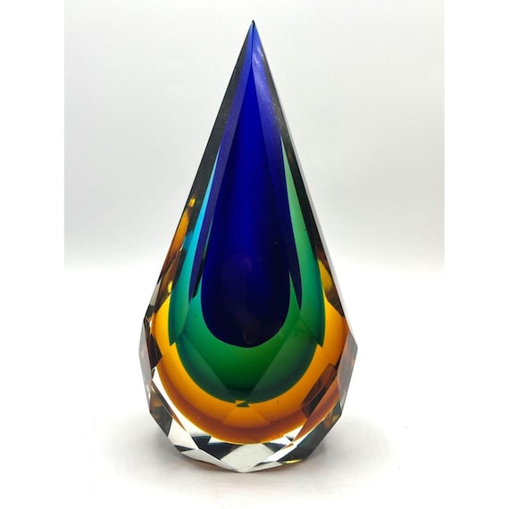 Murano Alessandro Mandruzzato Sommerso Handcrafted Art Glass